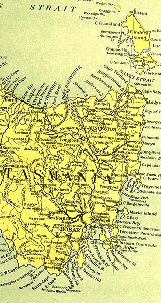 clipart map of tasmania - photo #31