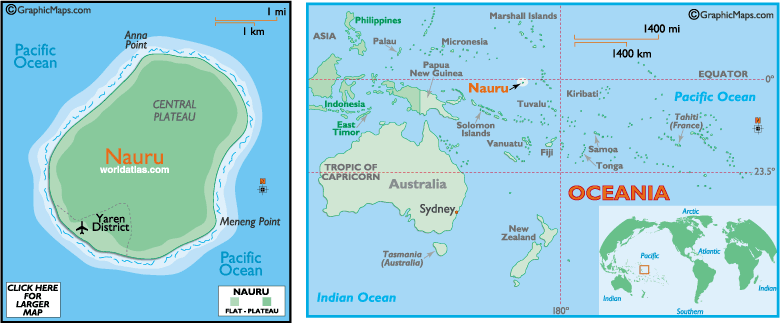 Nauru Map