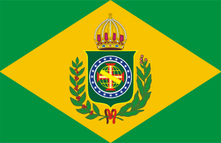 Flag of the second empire of Brazil