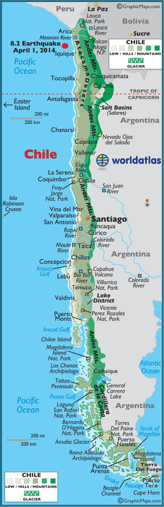Mapa Chile