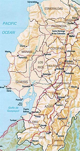 ecuador map