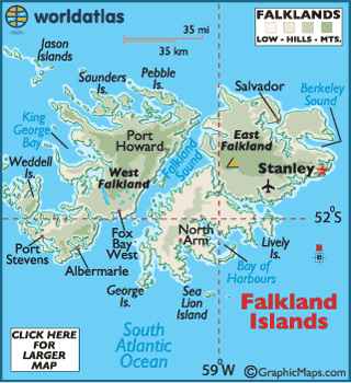 Falkland Islands Map