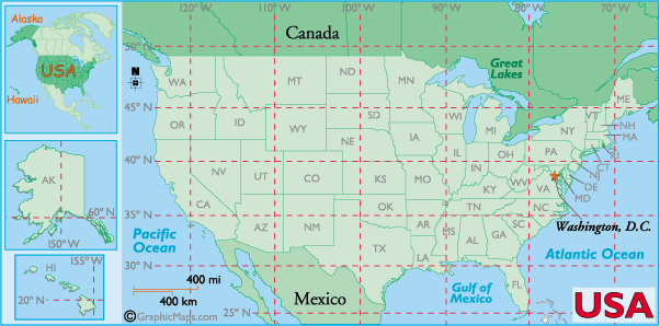 Image result for map of usa with latitude