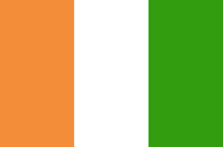 Cote D'Ivoire (Ivory Coast) flag and description