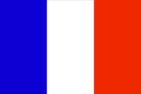 Image of the France national flag. 