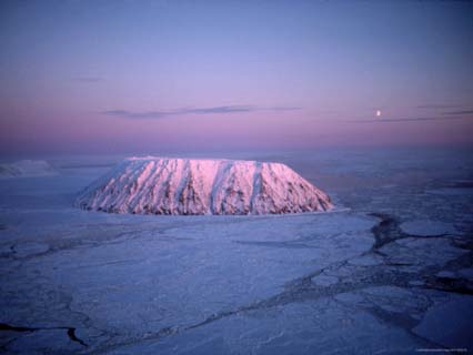 Eighteen Thousand Years Ago the Diomede Islands were Volcanic Mountains