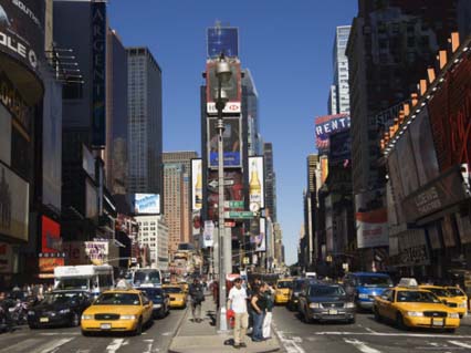 Times Square, Manhattan, New York City, New York, United States of America, North America