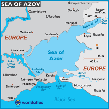 Image result for sea azov map area