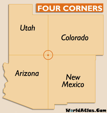 Map Of The Four Corners