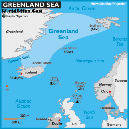 Bodies Of Water Located To The North Of Canada 93