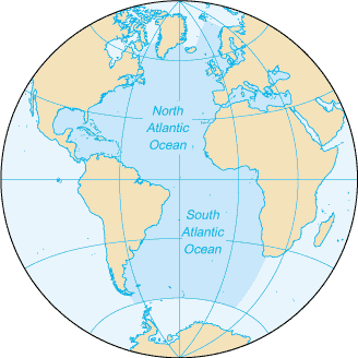 Atlantic Ocean Map Map Of The Atlantic Ocean By Worldatlas Com