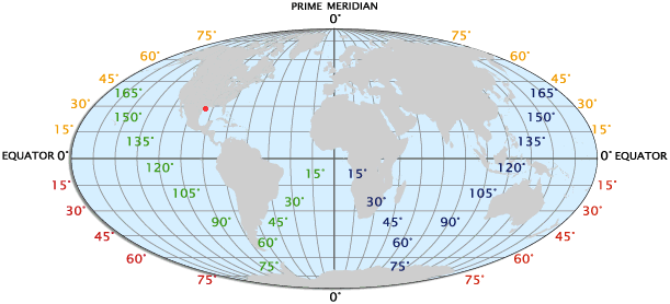 Latitude And Longitude Facts And Map