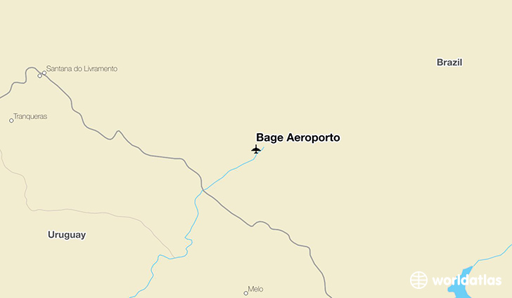 Bage Aeroporto location on a map
