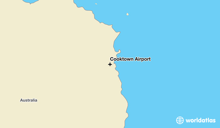 Cooktown Airport location on a map