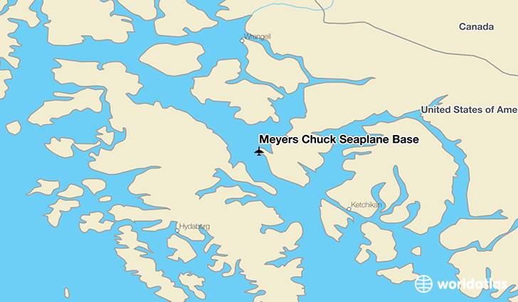 Meyers Chuck Seaplane Base location on a map