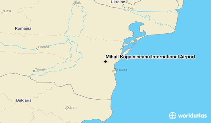 Mihail Kogălniceanu International Airport location on a map