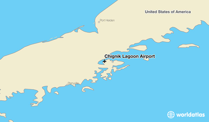 Chignik Lagoon Airport location on a map