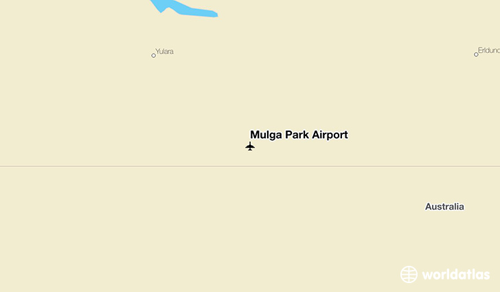 Mulga Park Airport location on a map