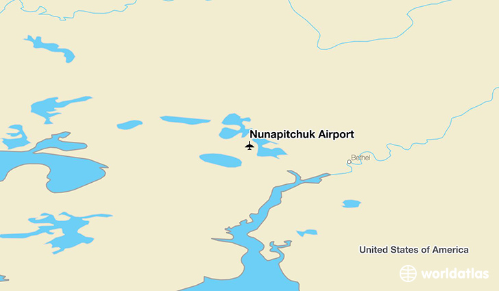 Nunapitchuk Airport location on a map
