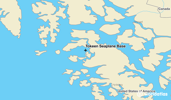 Tokeen Seaplane Base location on a map