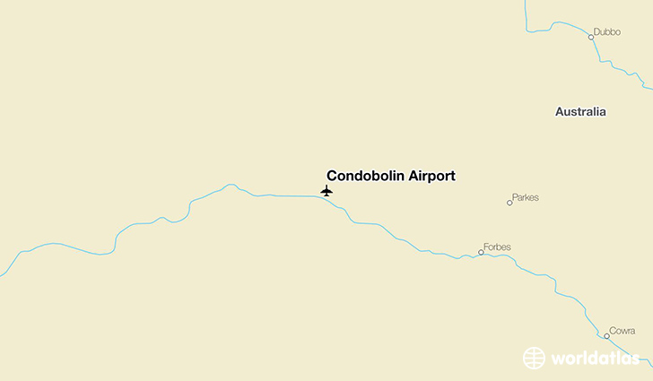 Condobolin Airport location on a map