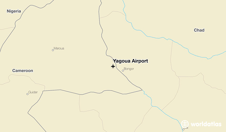Yagoua Airport location on a map