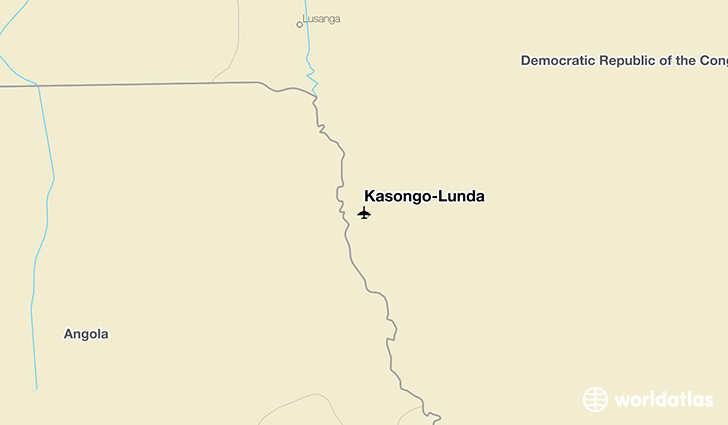 Kasongo-Lunda location on a map