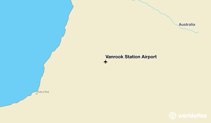Vanrook Station Airport location on a map