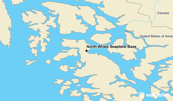 North Whale Seaplane Base location on a map
