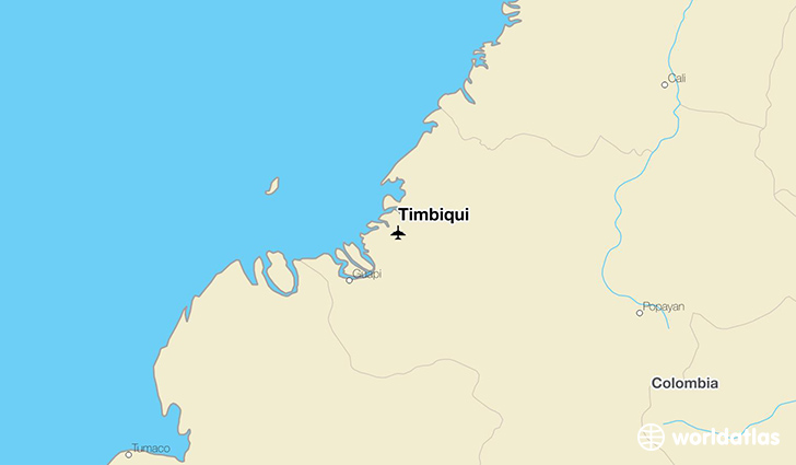 Timbiqui location on a map