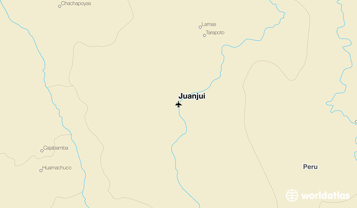 Juanjui location on a map