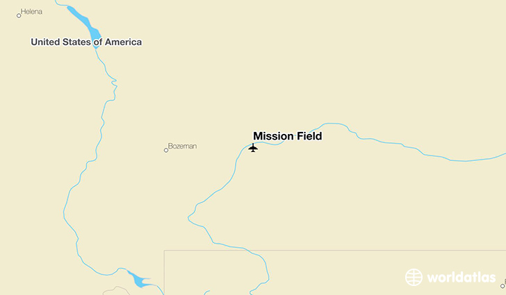 Mission Field location on a map