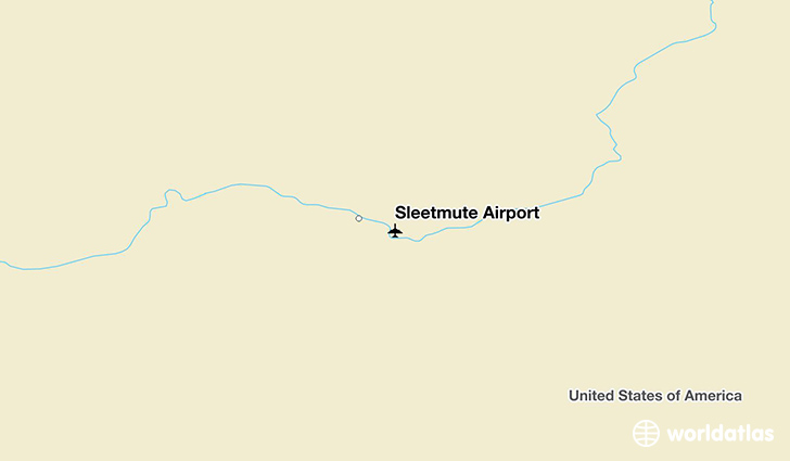 Sleetmute Airport location on a map