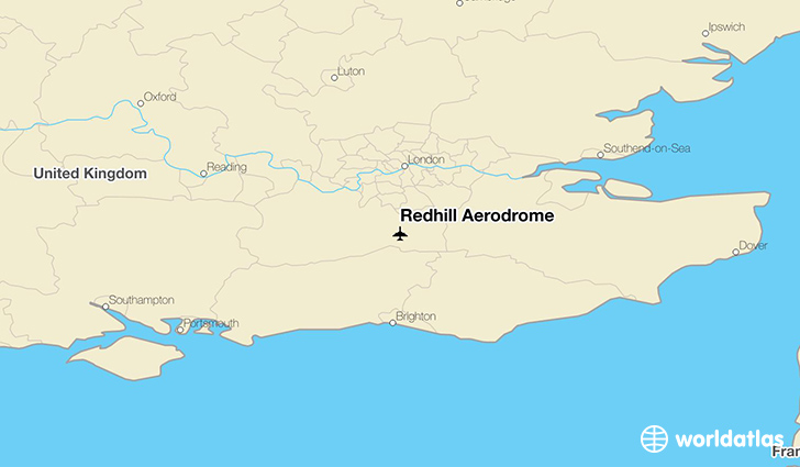 Redhill Aerodrome location on a map