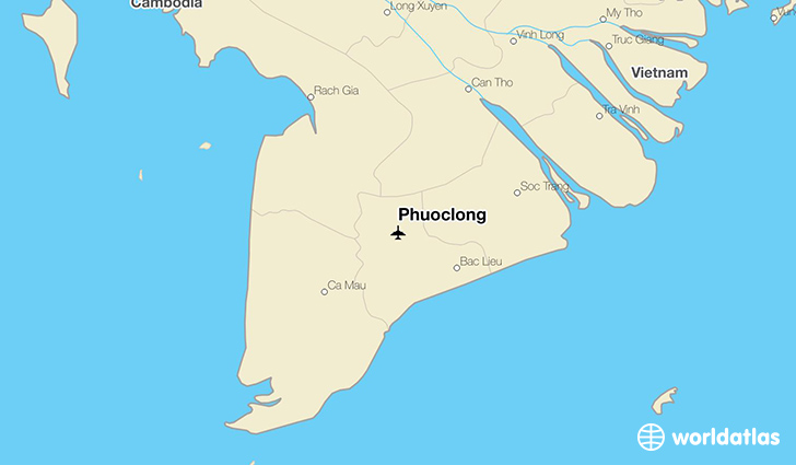 Phuoclong location on a map