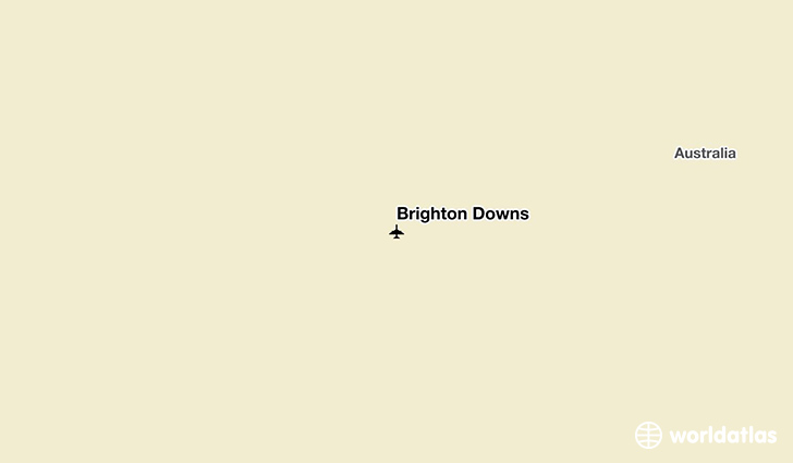 Brighton Downs location on a map