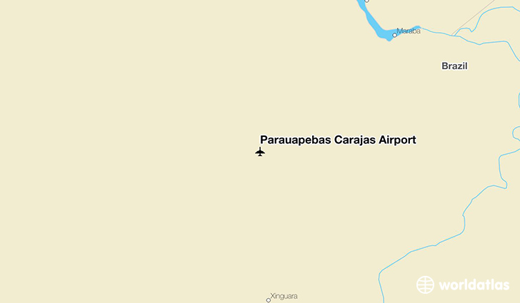 Parauapebas Carajás Airport location on a map