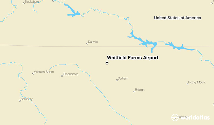 Whitfield Farms Airport location on a map