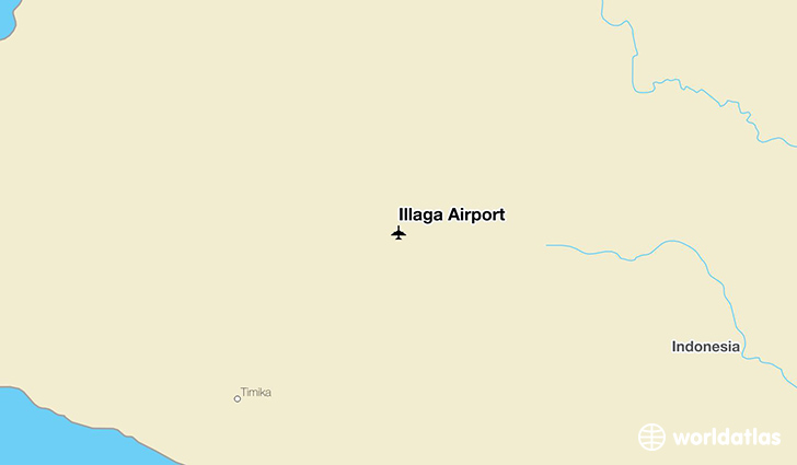 Illaga Airport location on a map