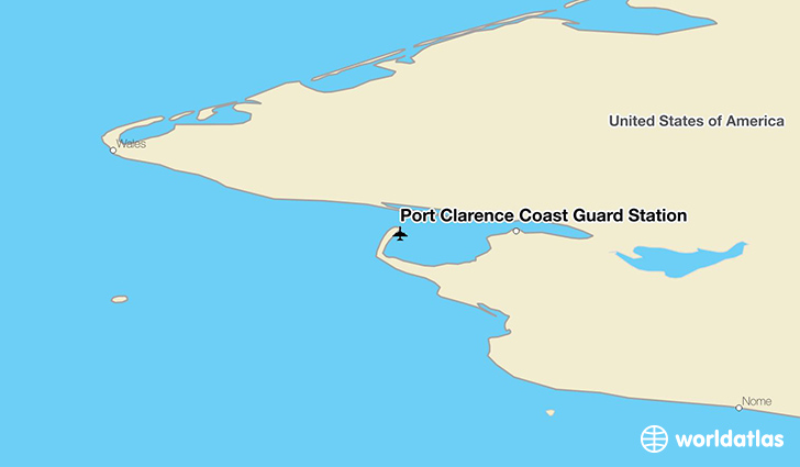 Port Clarence Coast Guard Station location on a map