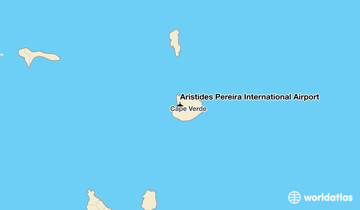 Aristides Pereira International Airport location on a map