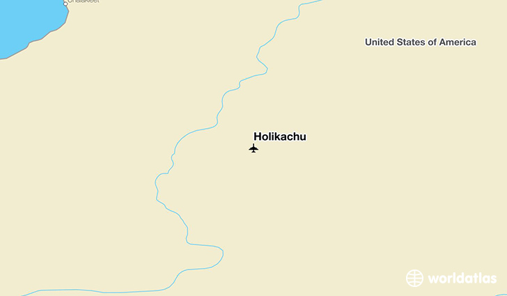 Holikachu location on a map