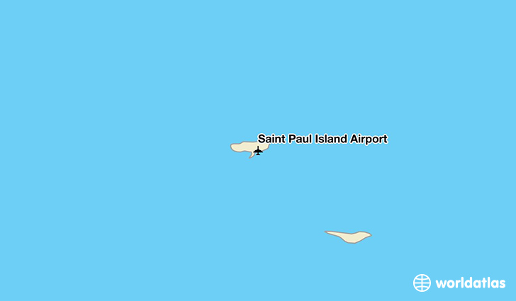 Saint Paul Island Airport location on a map