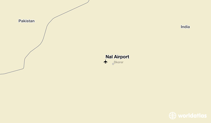 Nal Airport location on a map