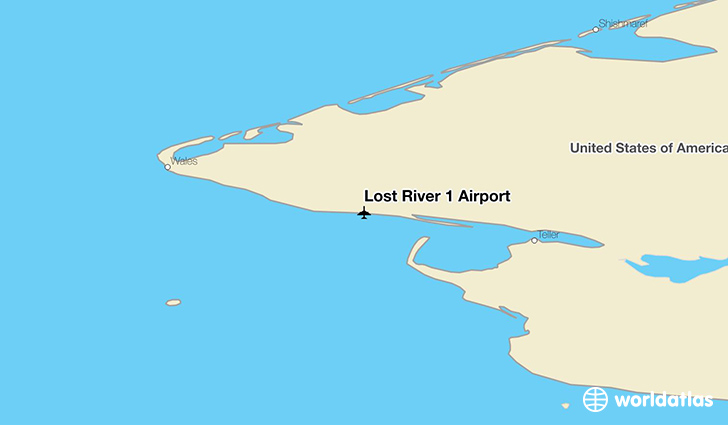 Lost River 1 Airport location on a map