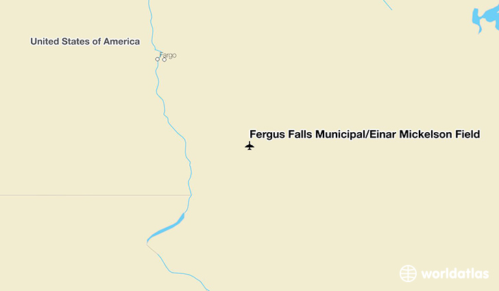 Fergus Falls Municipal/Einar Mickelson Field location on a map