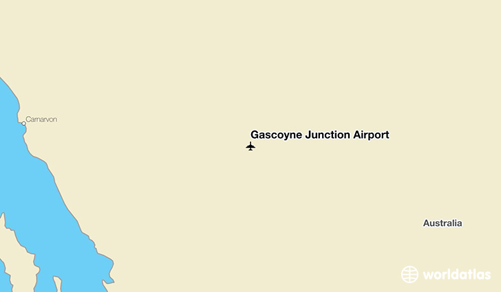 Gascoyne Junction Airport location on a map