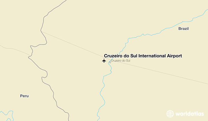 Cruzeiro do Sul International Airport location on a map