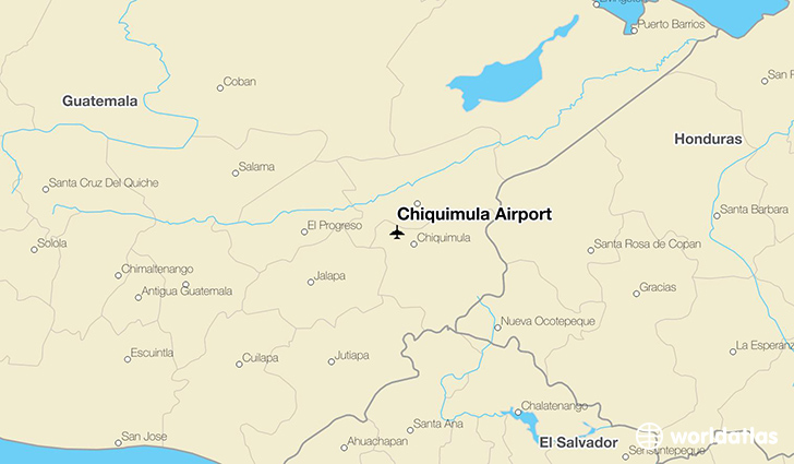 Chiquimula Airport location on a map