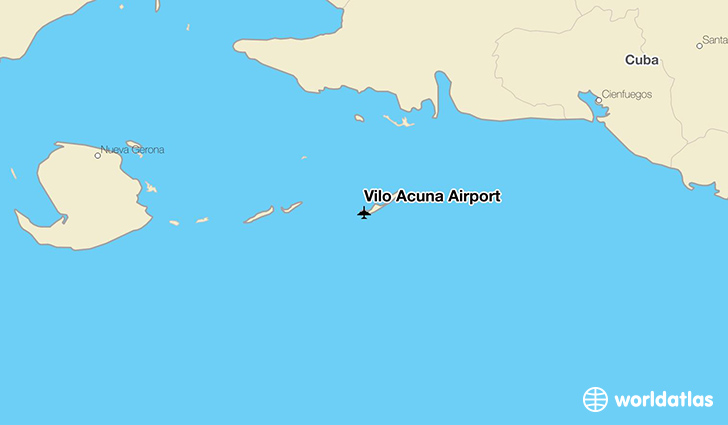 Vilo Acuña Airport location on a map